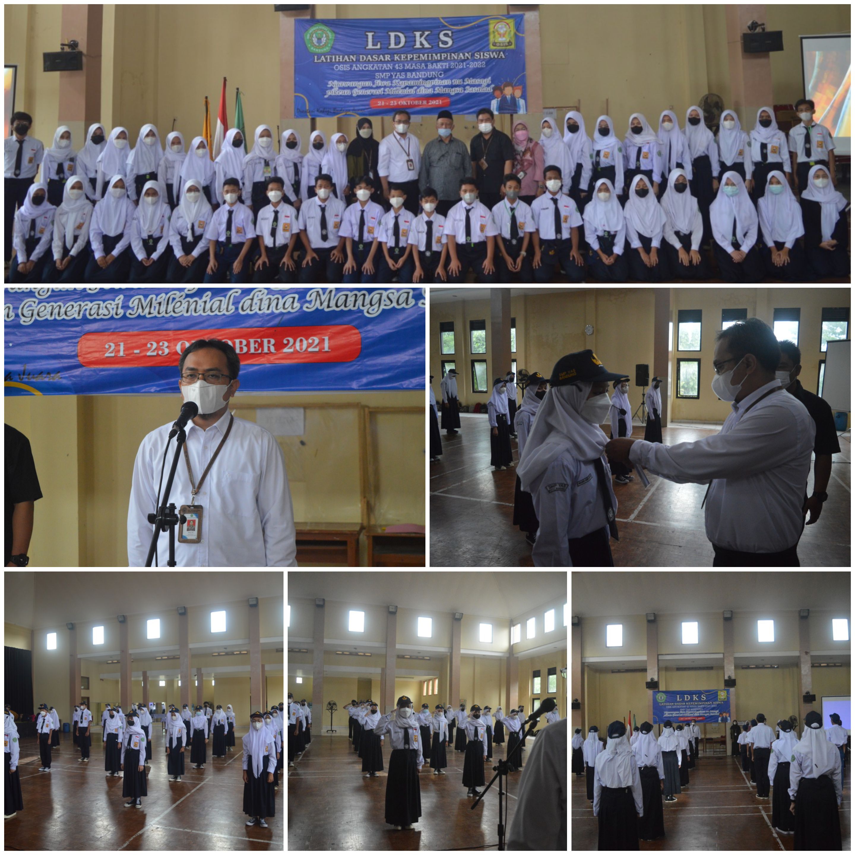 Kegiatan LDKS OSIS SMP YAS Angkatan 43 (11-13 November 2021)