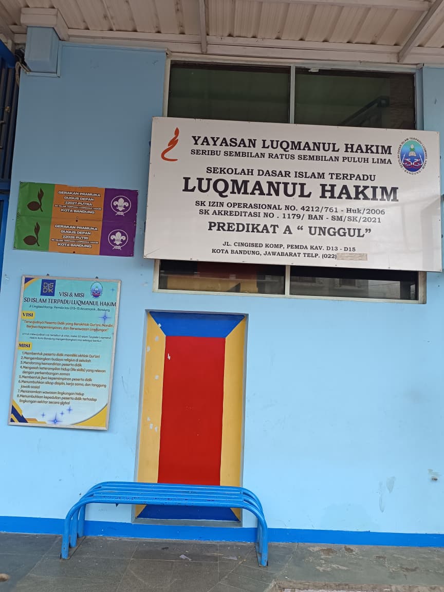 Plang SD Islam Terpadu Luqmanul Hakim