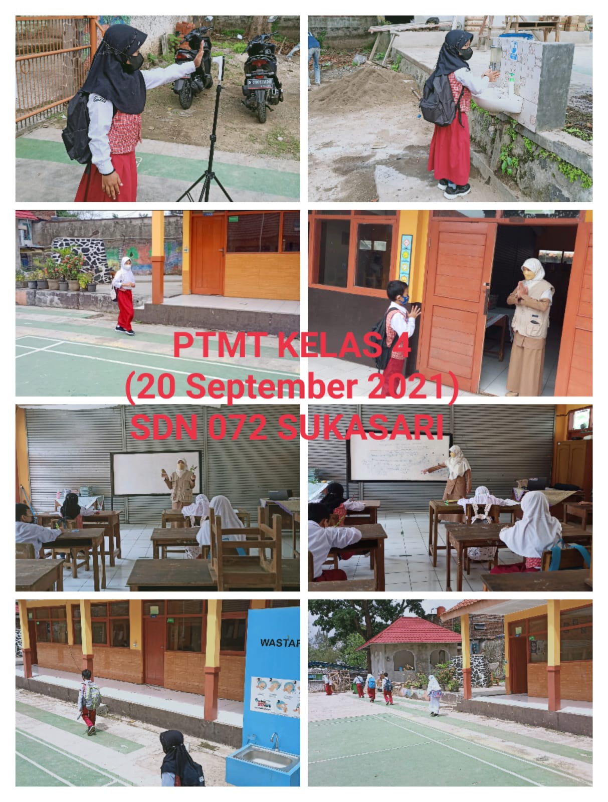 Foto kegiatan PTM Kelas 4 Tgl. 20 September 2021