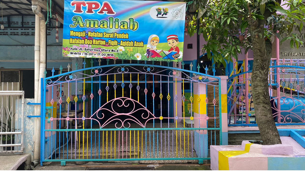 gerbang utama sekolah tk amaliah 2025