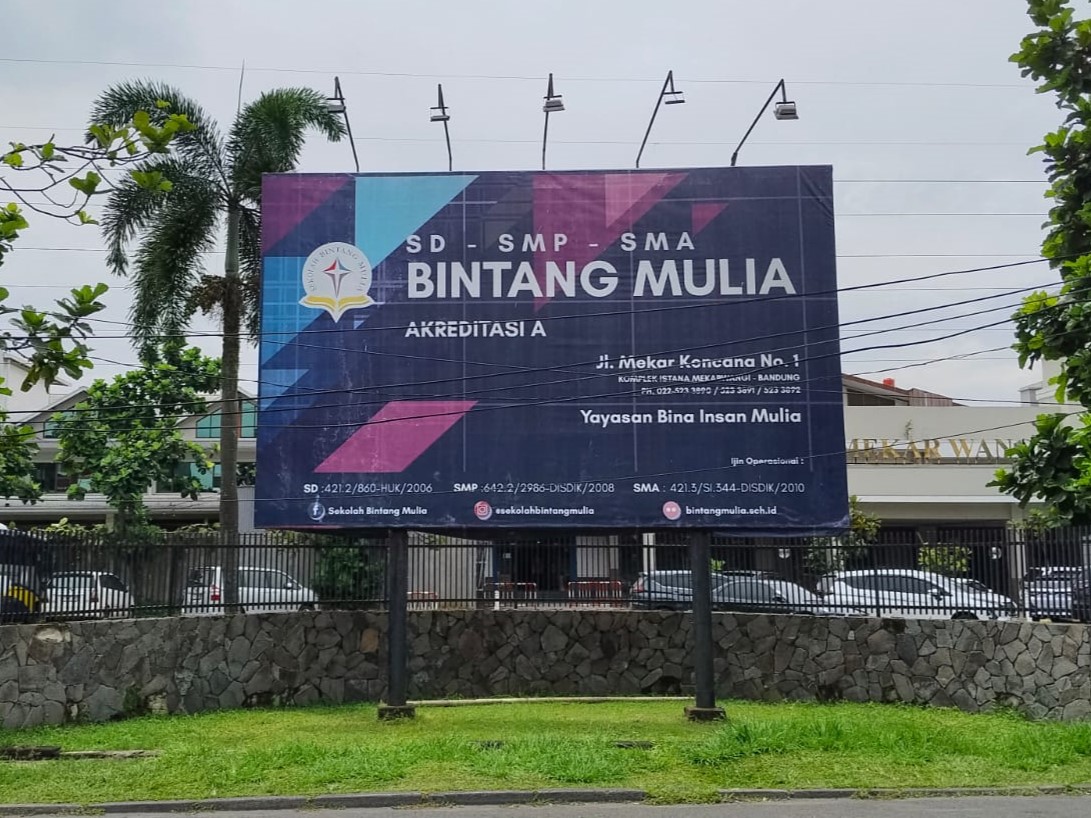 Plang Sekolah - SD Bintang Mulia