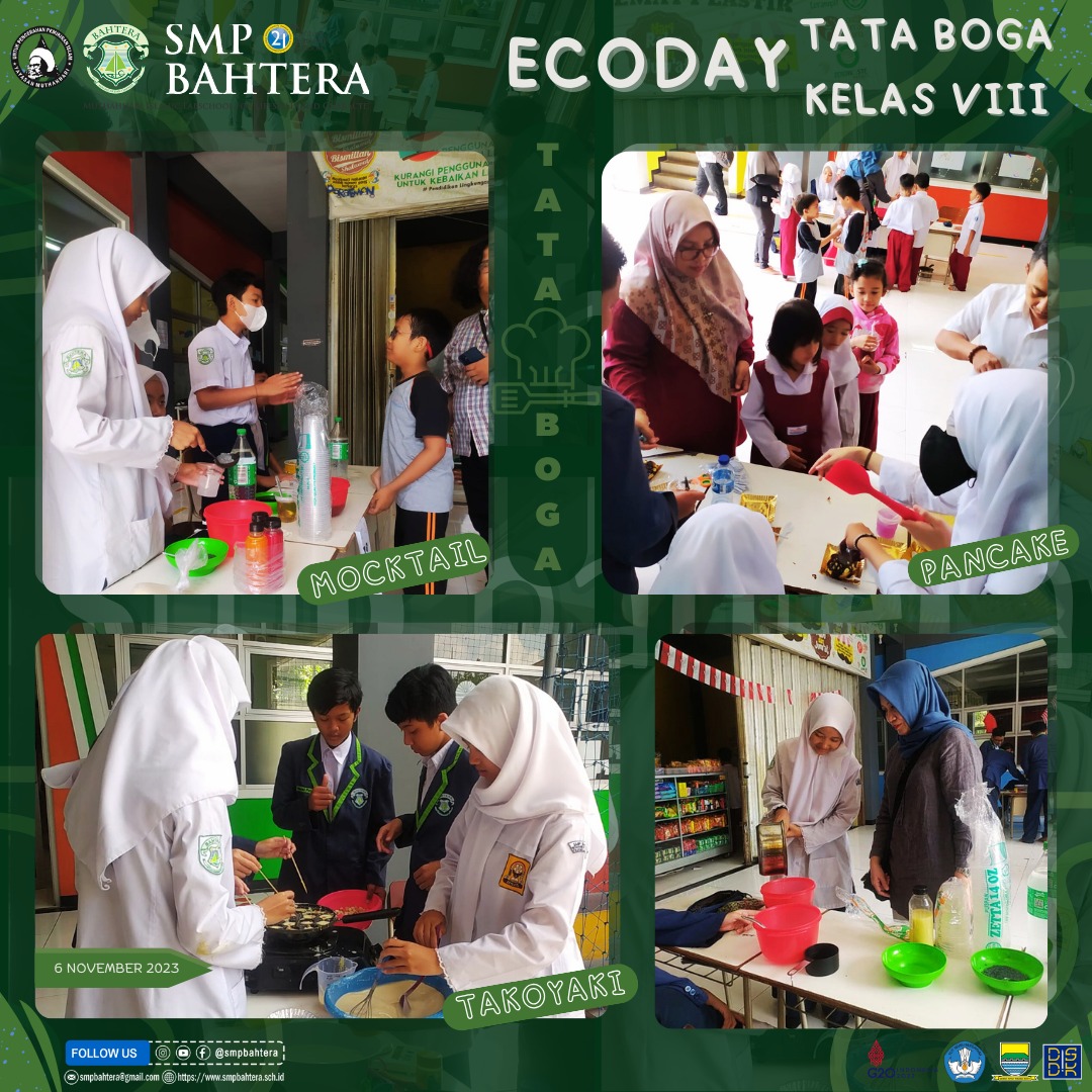 Kegiatan Eco Day dalam Pelajaran Lifeskill Tataboga