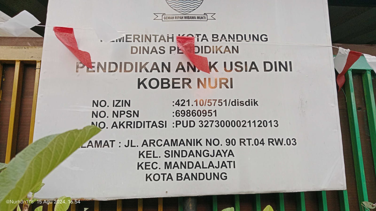 PAPAN NAMA SEKOLAH