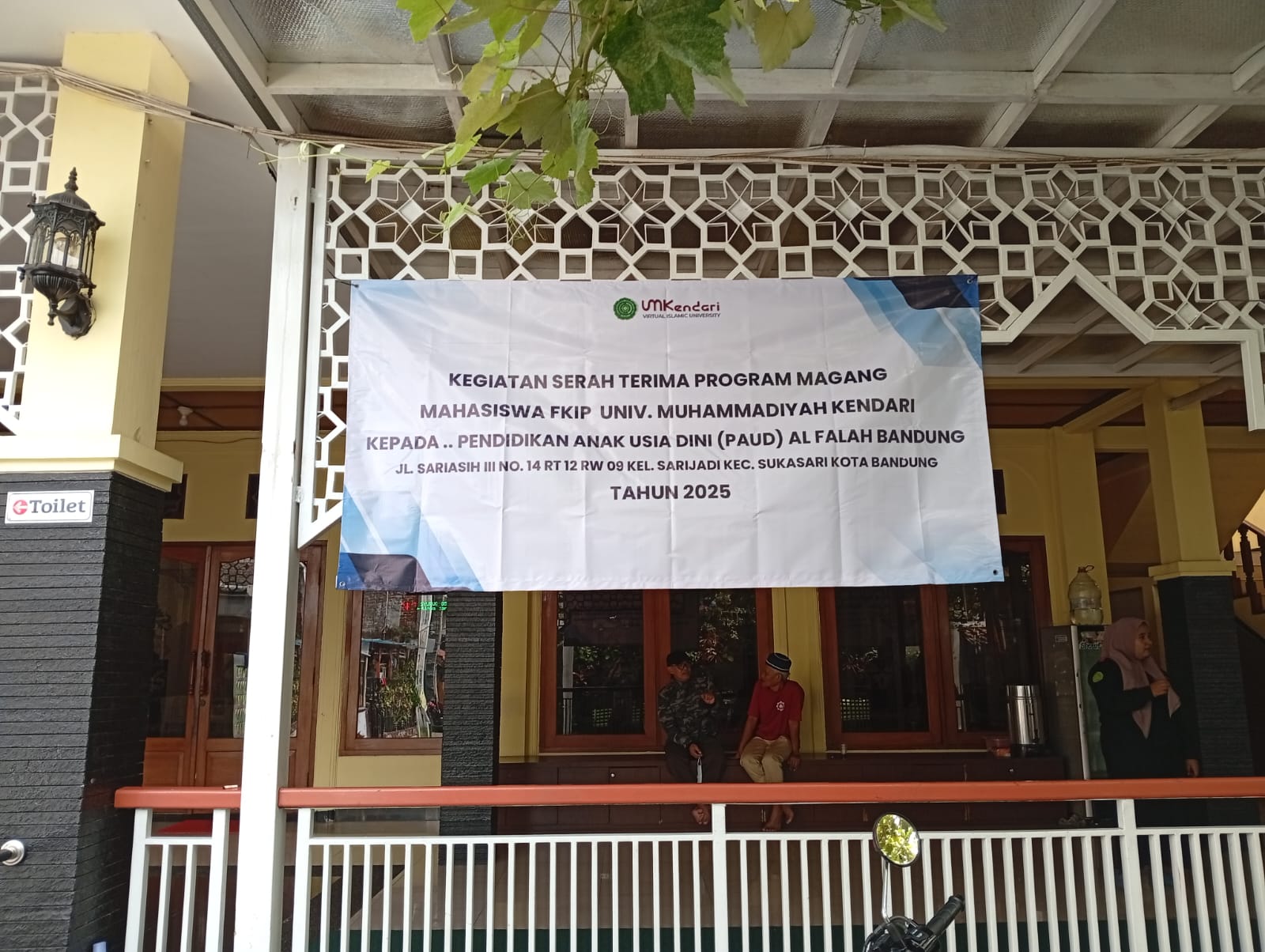 Serah terima peserta Magang dari Kendari