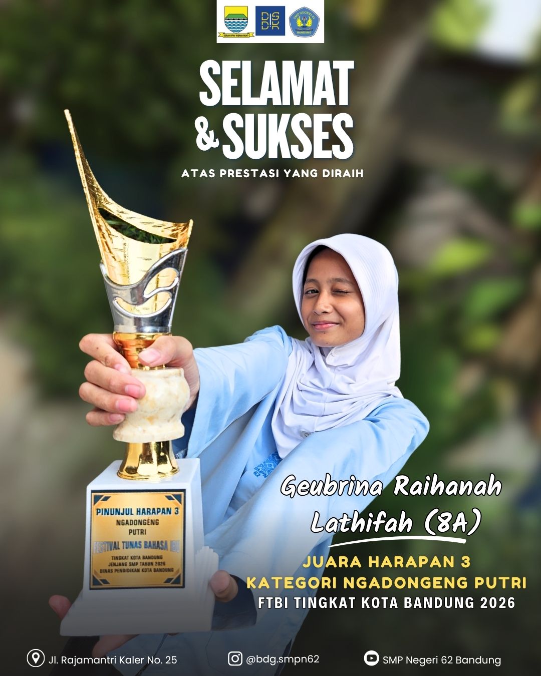 Juara Harapan 3 Lomba Ngadongeng FTBI 2026