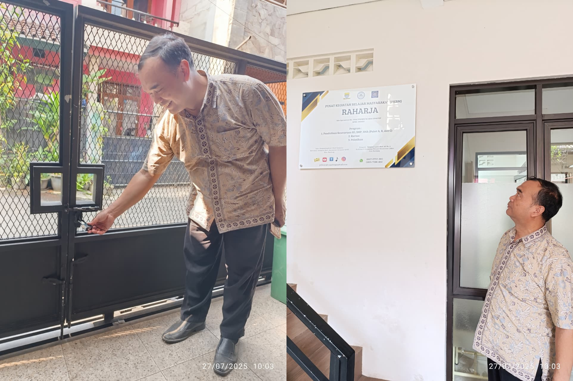 Gerbang Utama PKBM Raharja