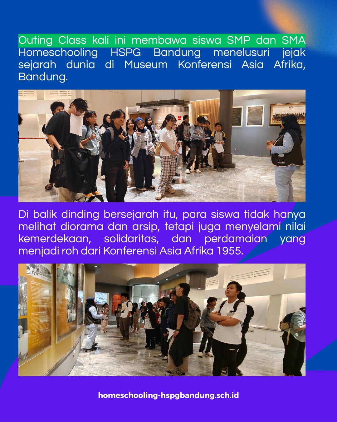 Kegiatan Outting class Tingkat SMA matpel Sejarah